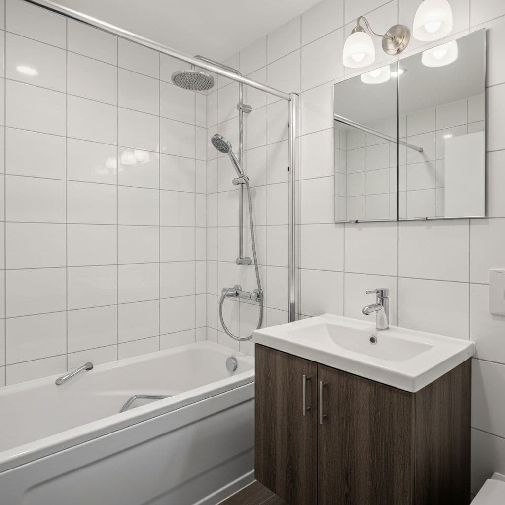 Pristine Bathroom After Cleaning